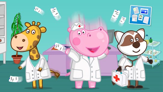 Hippo doctor: Kids hospital 1.2.2 (Mod/APK Unlimited Money) Download 1