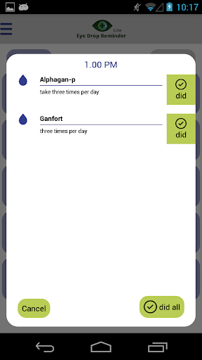 Eye Drop Reminder Lite