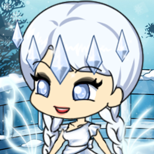 Snow Princess Pretty Girl  Icon