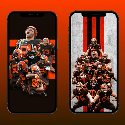 Cleveland Browns Wallpapers 4K logo