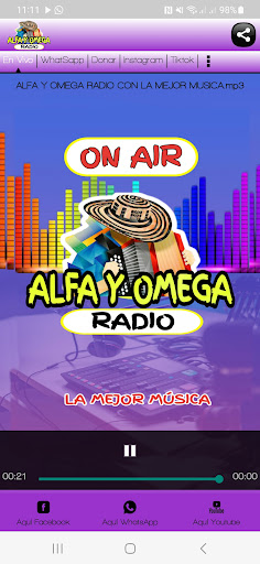 Android application Alfa y Omega Radio screenshort