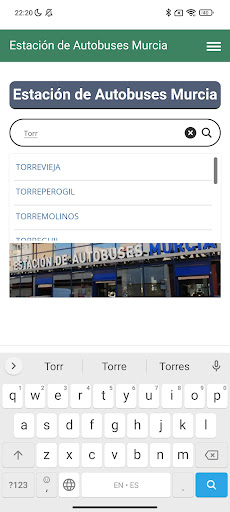 Estación de Autobuses Murcia Screen 2