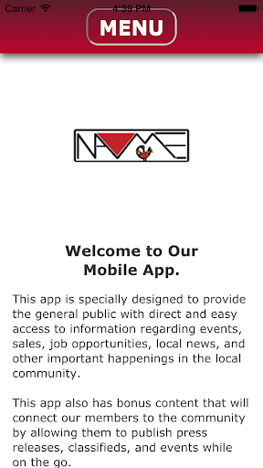 Android application NAME Conference screenshort