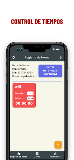 Tiempo Eficaz Screen 2
