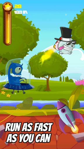 Android application Super Alien : Endless Runner screenshort
