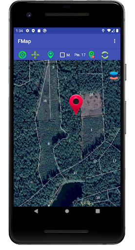 Android application FMap - Карта лісів України screenshort