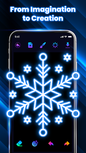 Magic Doodle Neon Drawing