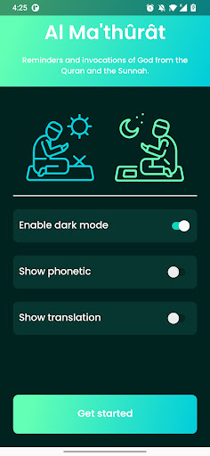 Android application Al Mathurat screenshort