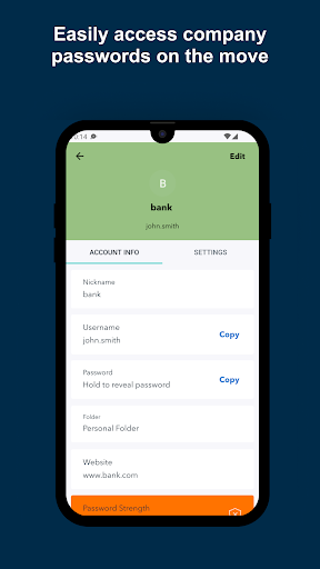 JumpCloud Password Manager Screen 2