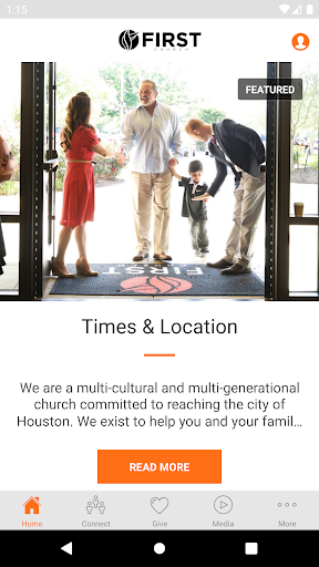 Android application First Church of Pearland screenshort