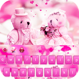 Pink love in Paris keyboard icon