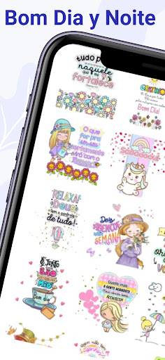 Android application Figurinhas Bom Dia e Boa Noite screenshort