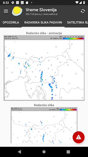 Vreme Slovenija Screen 3