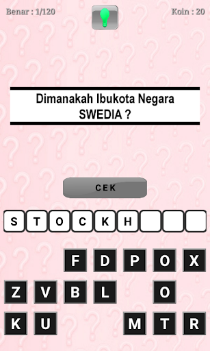 Tebak Nama Ibu Kota Negara