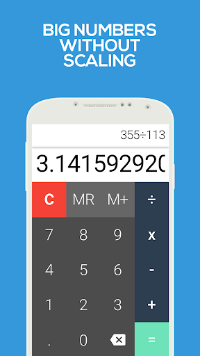Android application BIG Flat Calculator screenshort