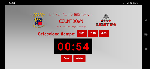 Cuenta Atrás Sumo Robótico Screen 2