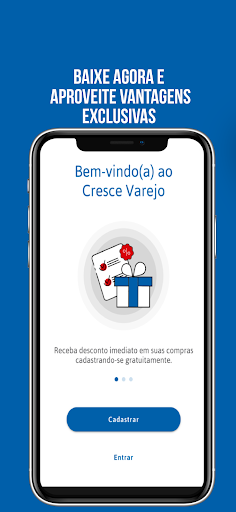 Android application Cresce Varejo screenshort