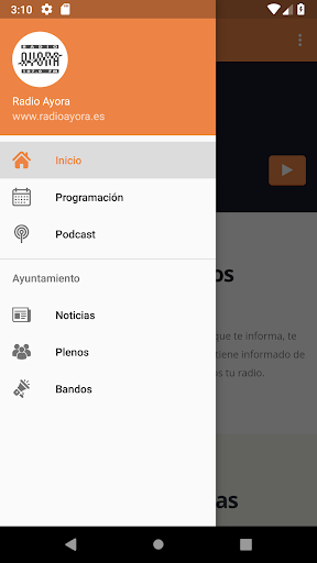Android application Radio Ayora screenshort