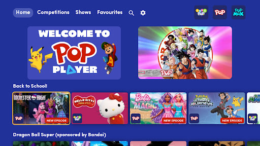 Android application Pop Player screenshort