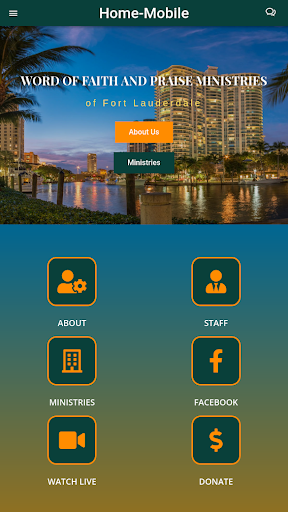 Android application WFPM - Word Of Faith & Praise screenshort
