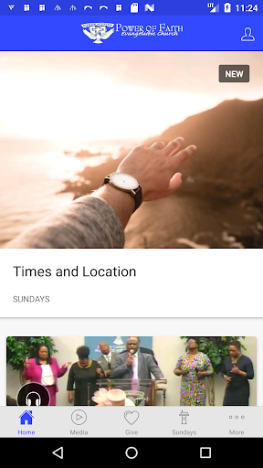 Android application Power of Faith Baltimore screenshort