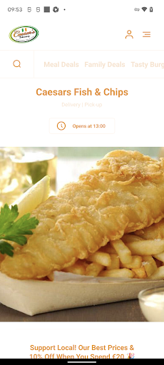 Android application Caesar's Fish & Chips Kilkenny screenshort