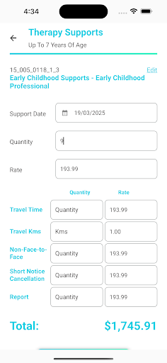 EasyAs Provider Invoicing screenshot 4
