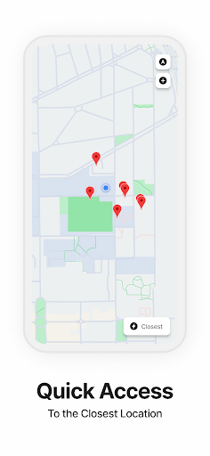 Life Saver: AED Map Screen 2