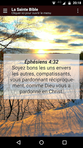 Aperçu de l'application