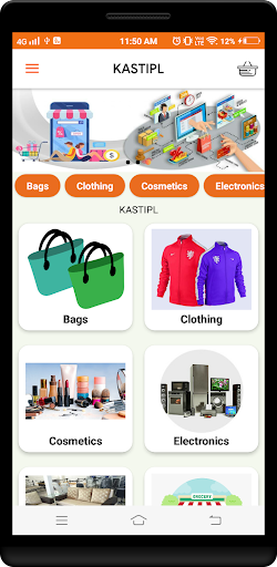 Android application KASTIPL - Online Shopping screenshort