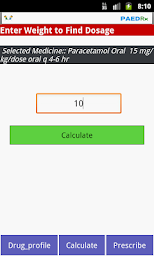 Kids Drug Dosage Calc - PaedRx