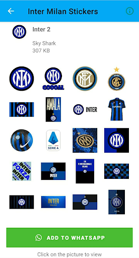 Inter Milan Stickers Screen 2