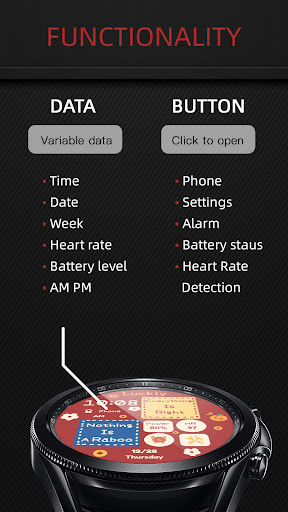 Red Label For Wear OS Screen 2