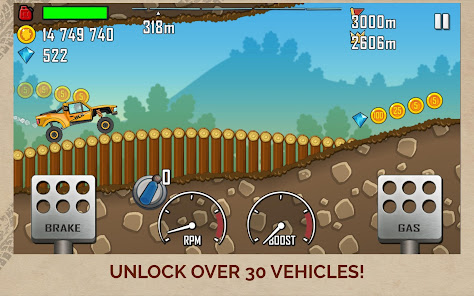 Hill Climb Racing MOD APK Unlimited Money and fuel iOS Gallery 6