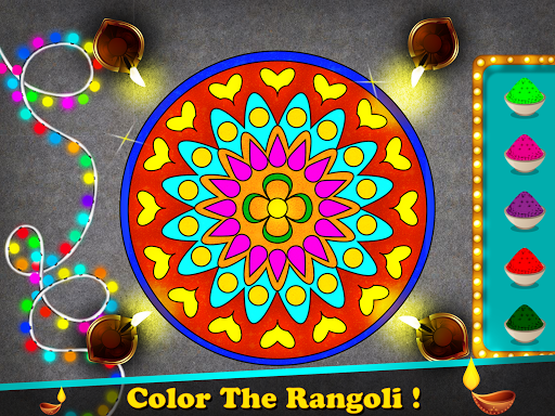 Android application Diwali Rangoli Designs Jigsaw screenshort