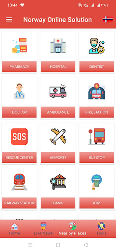All in one Norway Online Hub Screen 2