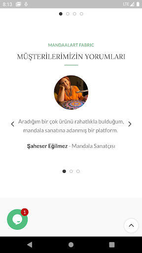 Android application Mandalart Fabric screenshort