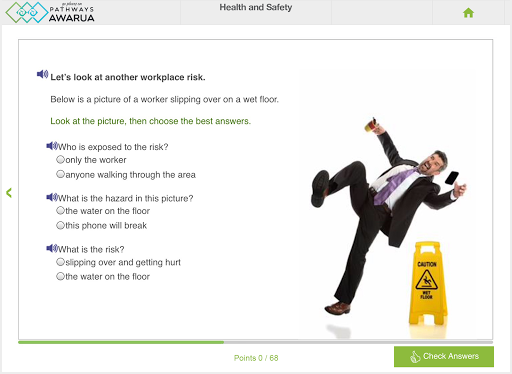 Health&Safety: Pathways Awarua Screen 3