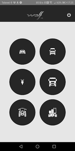 Android application Wolf Product Finder screenshort