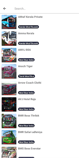 Kerala India Mod Livery Bussid Screen 3