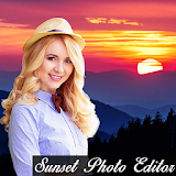 Sunset photo editor icon