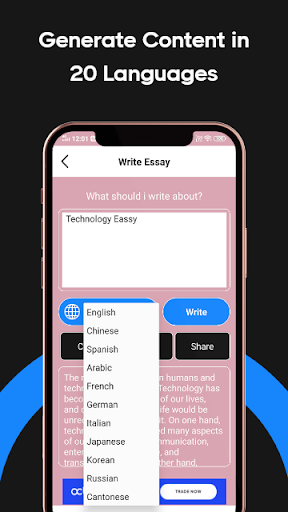 AI Content Writer Screen 3