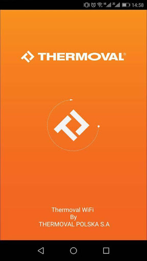Android application Thermoval WiFi screenshort