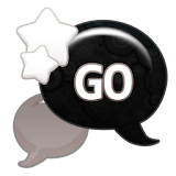 GO SMS - Gray Star Sky icon