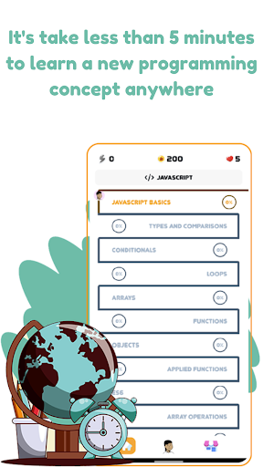 Android application Sensai: Play to learn coding screenshort