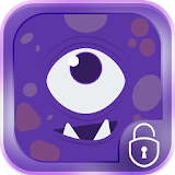 Purple Monster Locker Theme icon