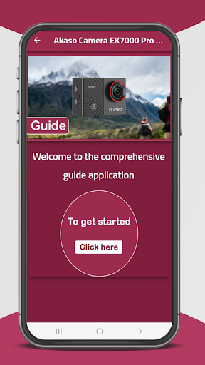 Android application Akaso Camera EK7000 Pro Guide screenshort