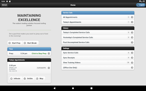 Android application RS Field Advisor screenshort