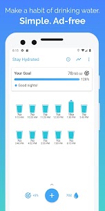 Stay Hydrated Water Tracker MOD APK (Unlocked) 1