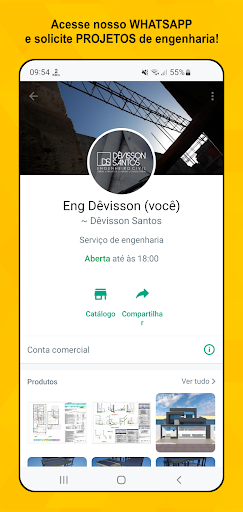 Android application Projeto Elétrico Online screenshort